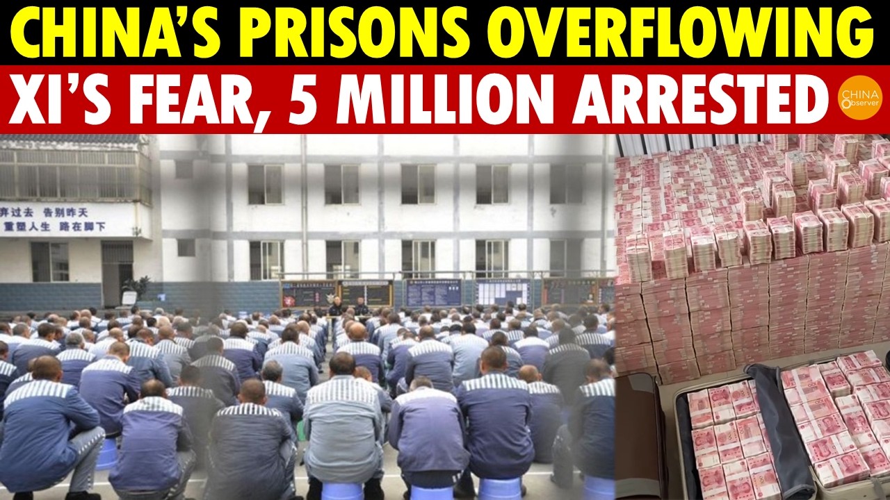 Xi Terrified, Arrests 5 Million Officials—China’s Prisons Overflowing