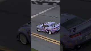 カマロ ZL1 のスペシャルウィーク仕様の痛車でデイトナを走って見た #GT7 #ウマ娘 #痛車