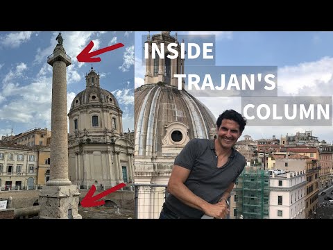 Walk inside and ascend Trajan's Column