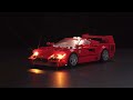 BrickBling LED-Licht-Set für LEGO® Ferrari F40 Supersportwagen (76934)