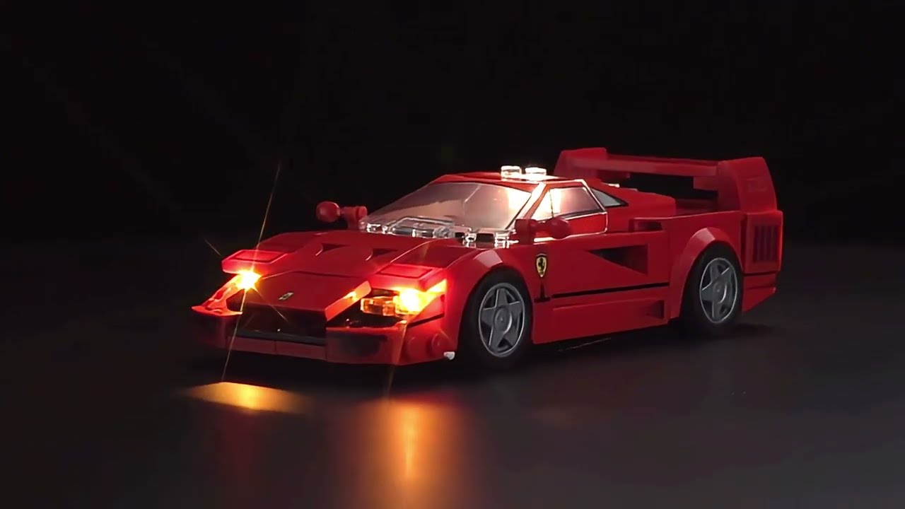 BrickBling LED-Licht-Set für LEGO® Ferrari F40 Supersportwagen (76934)