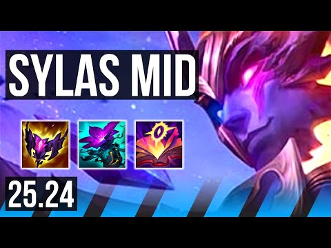 SYLAS vs YONE (MID) | 39K damage | KR Grandmaster | 25.24