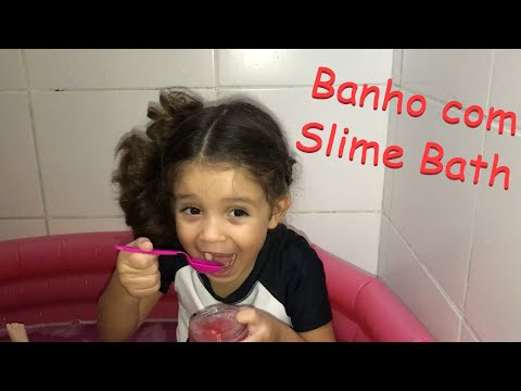 Banho de piscina com Slime Bath ♦️ Maya Lima