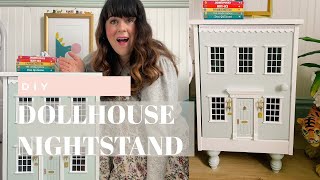 DIY Dollhouse nightstand