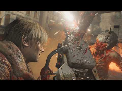 Resident Evil 9 Requiem - Chainsaw Boss Fight Gameplay (4K)