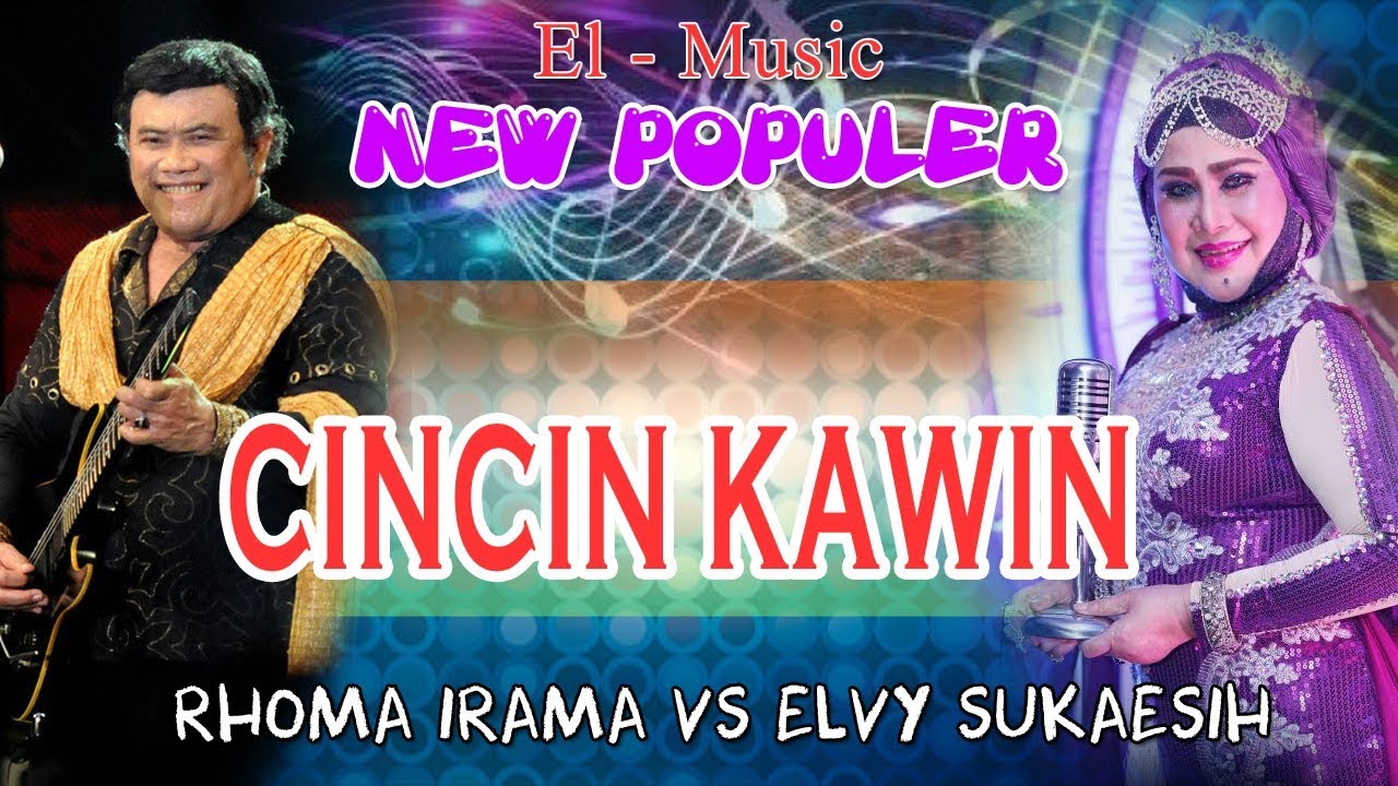 Cincin Kawin - Rhoma Irama - Karaoke Dangdut No Vocal - Duet Romantis