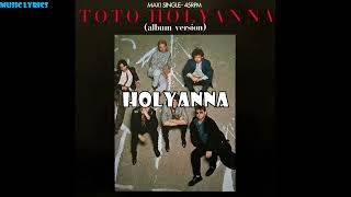 Holyanna - Toto / Lyrics - letra / HQ