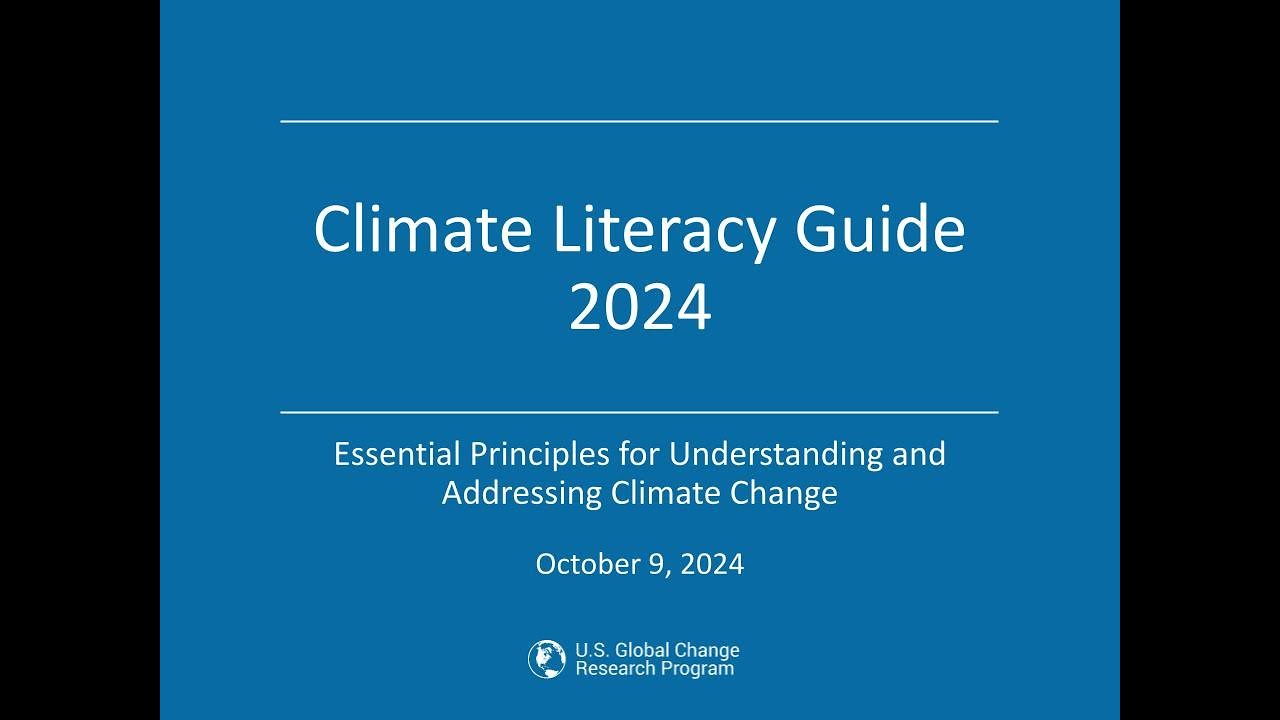 Climate Literacy Guide Webinar