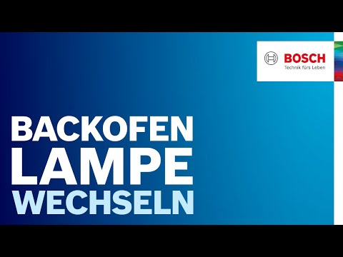 How do I change an oven light bulb? | Bosch Oven Help
