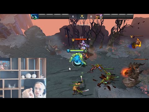 Topson explains the rules of tower aggro