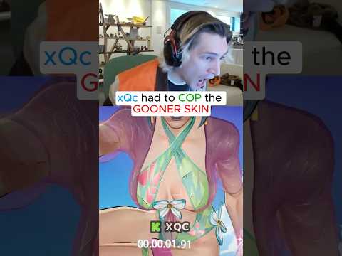 W goon skin #xqc #funniestmoments #funny #funnyclips #kick #streamer