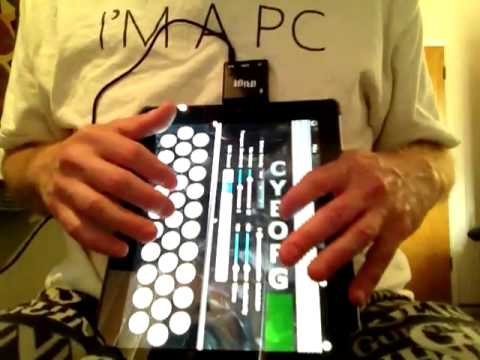Cyborg GCF Version 2.0 CoreMIDI Button Accordion Controller App for iPad
