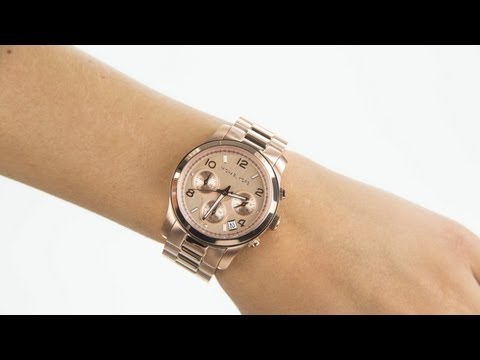 Michael Kors Ladies Rose Gold Tone Bracelet Watch MK5128
