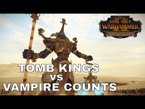 Tomb Kings vs Vampire Counts - Total War: WARHAMMER II -  Cinematic Battle