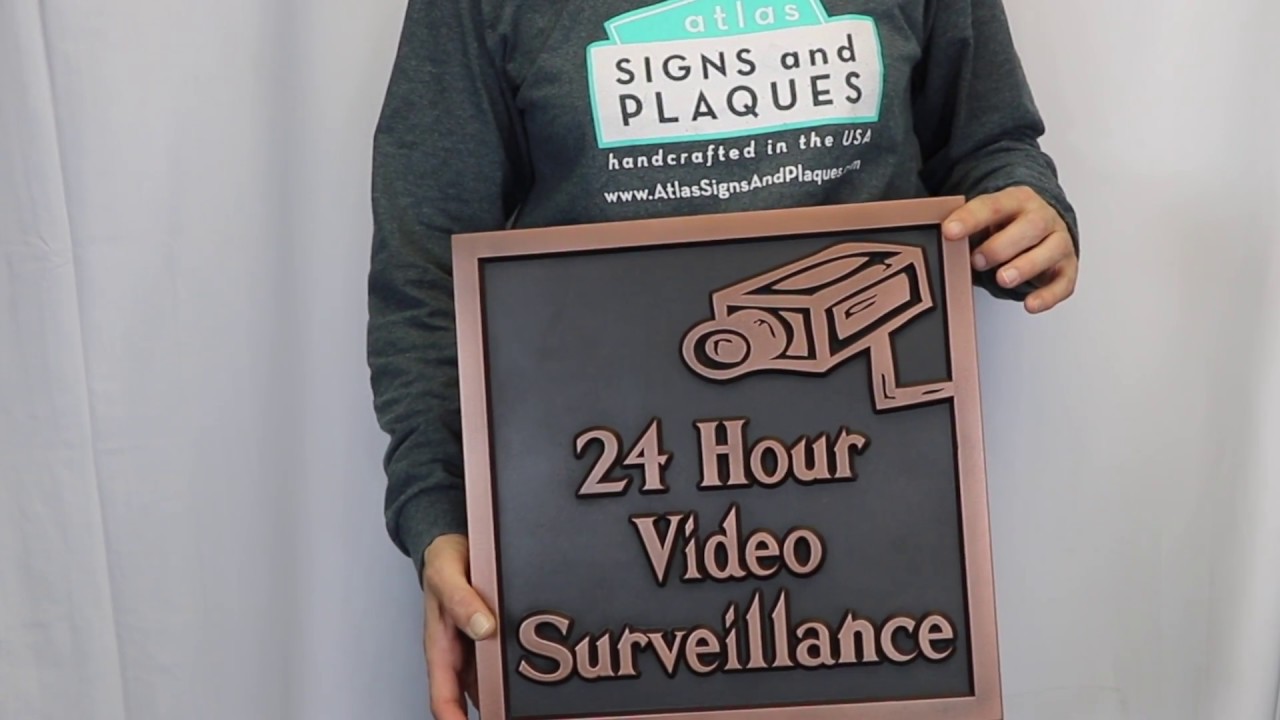 Under Video Surveillance Sign