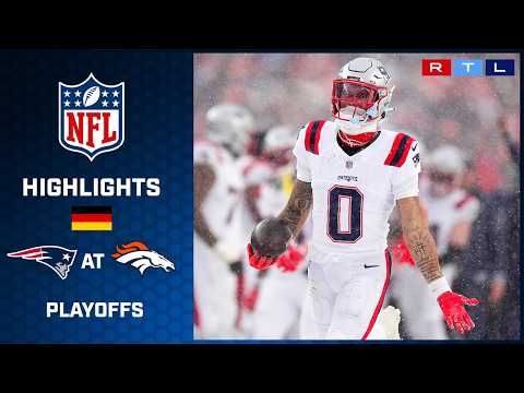 New England Patriots at Denver Broncos | 🇩🇪 NFL-Playoffs-Highlights | RTL Sport