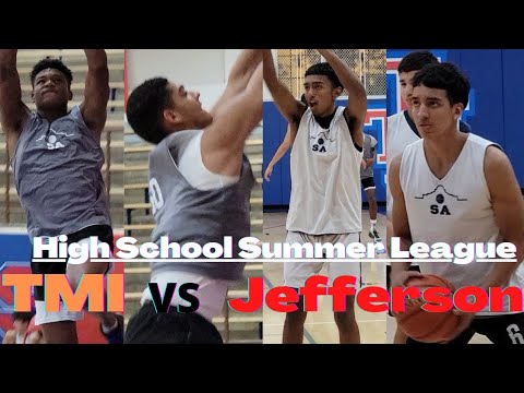 High School Basketball Summer League Jefferson vs TMI (6-21-21) Full Highlights