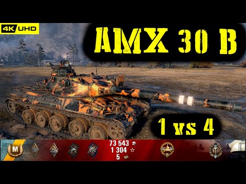 World of Tanks AMX 30 B Replay - 7 Kills 8.9K DMG(Patch 1.6.1)