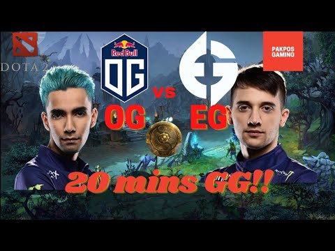 RTZ Rage Quit!! | OG vs EG | The International 10 Group Stage Day 3 #dota2 #og #eg