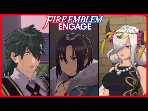 Giving Horse Manure to DLC Characters - Fire Emblem Engage Fell Xenologue DLC