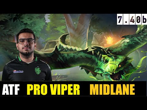 🤯 ATF  [VIPER] MID - 7.40b - DOTA 2 HIGHEST MMR MATCH#dota2   #dota2gameplay