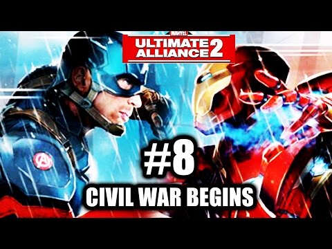 Marvel: Ultimate Alliance 2 - Gameplay Walkthrough Part 8 - Civil War Begins Pt 2
