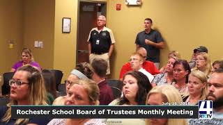 Rochester School Board July 2018