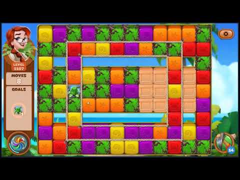 Lost Island Blast Adventure Level 1107 - NO BOOSTERS 🏝️ | SKILLGAMING ✔️