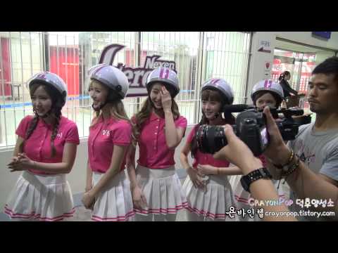 130801 크레용팝(Crayon Pop) 목동야구장 프리허그회 직캠 by 욘바인첼