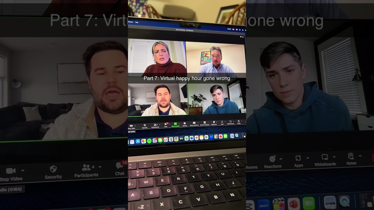 Virtual Happy Hour gone wrong 😳