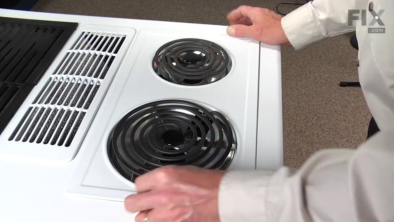 OEM JennAir Range Cooktop Cartridge with Coil Elements White