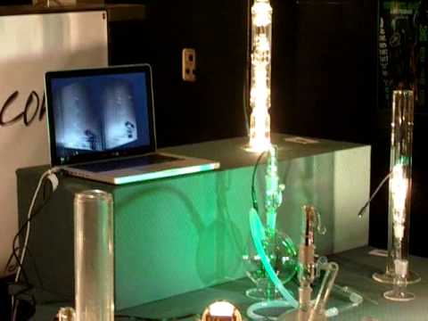 Herborizer glass vaporizer (HIGHTIMES CUP WINNER) booth at the 21st cannabis cup powerzone Amsterdam