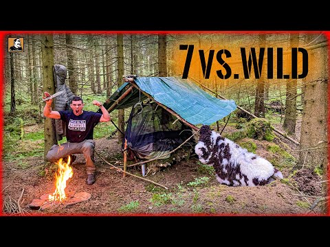 7 vs. Wild - 24h SELBSTVERSUCH mit meinen 7 Gegenständen | Survival Mattin