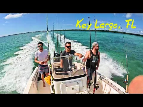 Fishing Ultra Clear Water Down In Key Largo For Whatever Bites With The Boys!