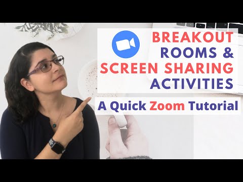 Zoom For Teachers | How To Use Zoom Breakout Rooms & Share Your Screen [And More]