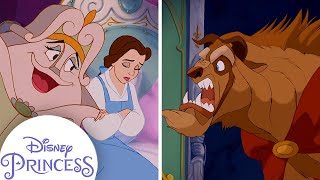 Belle Refuses to Go to Dinner | Kids Cartoon | Disney Princess