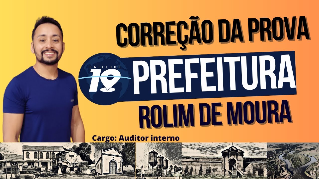 CORRECTION OF GEOGRAPHY AND HISTORY OF RONDÔNIA - ROLIM DE MOURA COMPETITION - INTERNAL AUDITOR P...