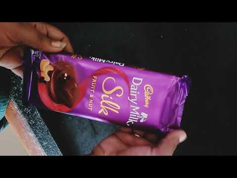 Diary milk silk fruit and nut || unwrapping || opening chocolate