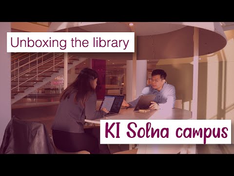 Unboxing the university library at campus Solna📚