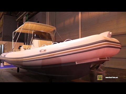 2016 Zodiac Medline 740 Inflatable Boat - Walkaround - 2015 Salon Nautique de Paris