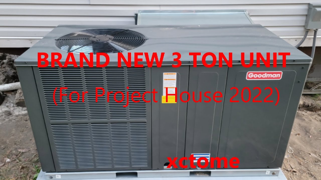 Watch video BRAND NEW 3 TON GOODMAN GPHH3 2023 3 TON PACKAGE HEAT PUMP Now BRAND NEW 3 TON GOODMAN GPHH3 2023 3 TON PACKAGE HEAT PUMP