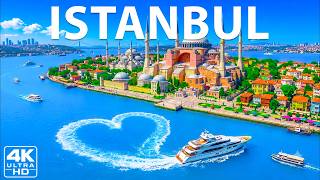 Istanbul 4K Drone Footage 🇹🇷 | Hagia Sophia & Stunning Bosphorus With 