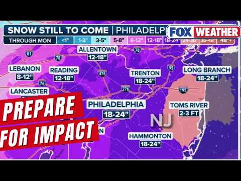 30 million Under Blizzard Warnings As Historic Nor'easter Is Set To Slam I-95