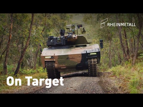 Rheinmetall Lynx in motion – Live firing