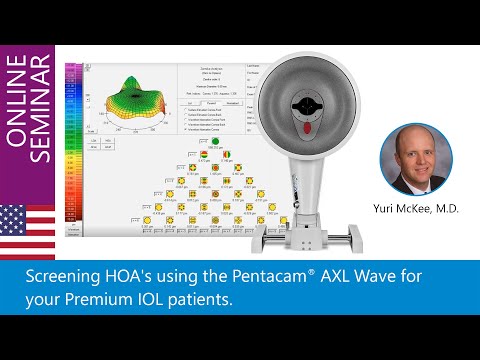 Screening HOA's using the Pentacam AXL Wave for your Premium IOL patients.