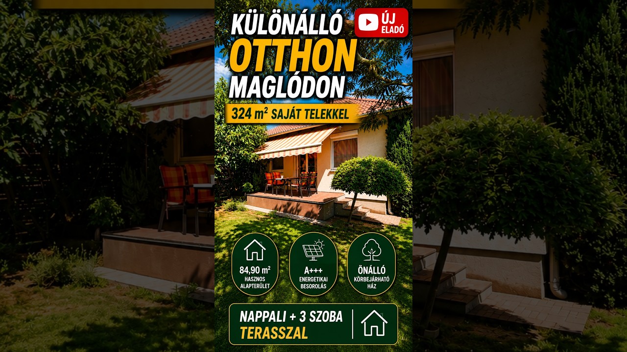 Eladó családi ház, Maglód 1+3 szoba 85 m² 109.9 M Ft