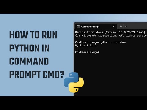 Python Program Cmd Me Run Kaise Karepython Pythontutorial