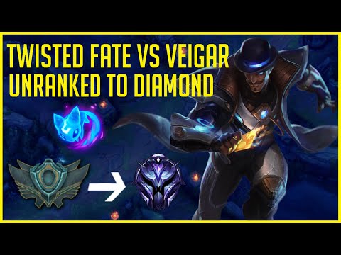 Shuffled Fate | Unranked To Diamond! The Saga Continues! | Twisted Fate vs Veigar | #10