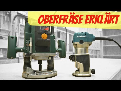 Wie arbeitet man mit einer Oberfräse?  Einstellung und Arbeitsweise
