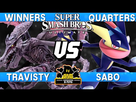 Smash Ultimate Tournament Winners Quarters - Travisty (Ridley) vs Sabo (Greninja) - CNB 202